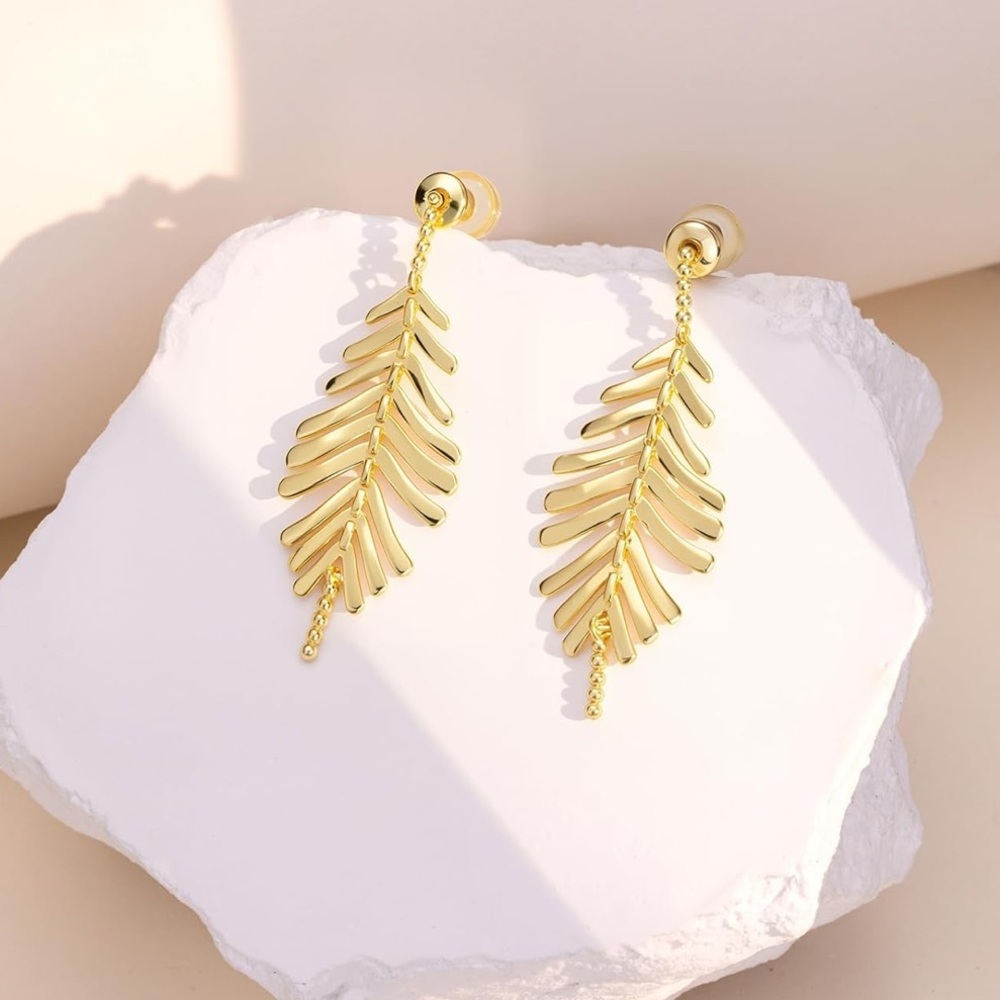 Valenique Feather Cascade Earrings
